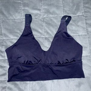 Navy Blue Sports Bra